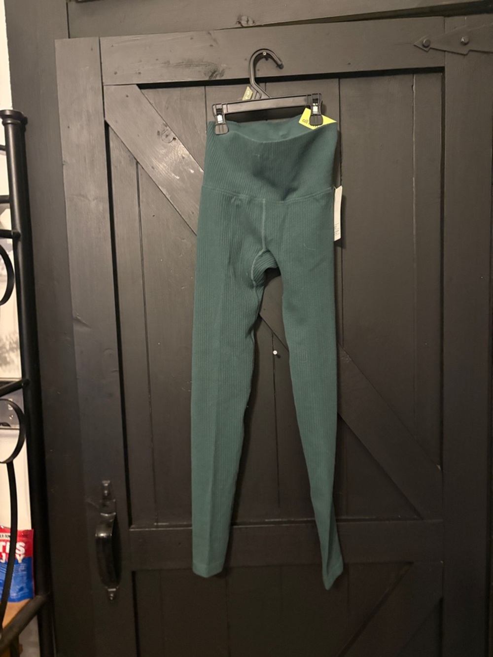 all in motion Teal Ribbed High-Waist Kids Leggings